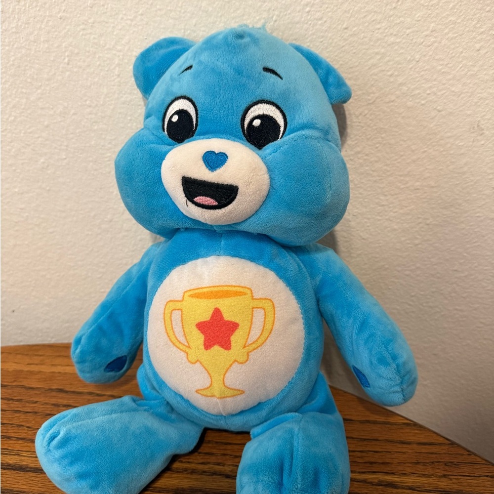 Care Bear Toy vintage 1999 gold trophy
